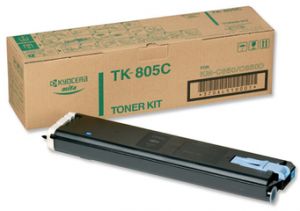 Тонер-картридж голубой Kyocera TK-805C