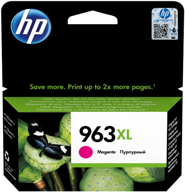 Картридж HP 963XL струйный пурпурный увеличенной ёмкости (1600 стр)
