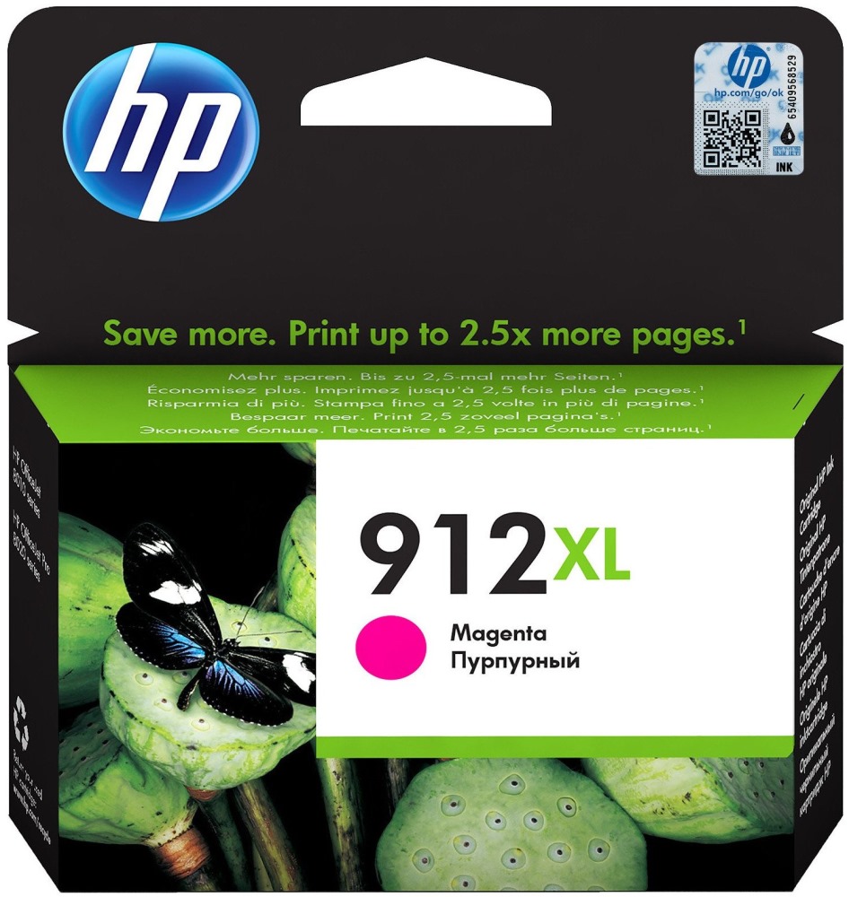 Картридж HP 912XL струйный пурпурный увеличенной ёмкости (825 стр)