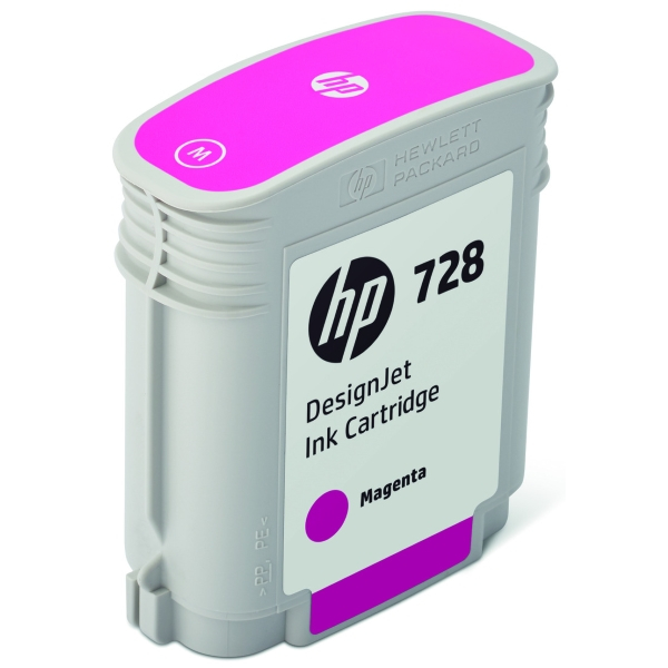 Картридж HP 728 с пурпурными чернилами для принтеров Designjet, 40 мл