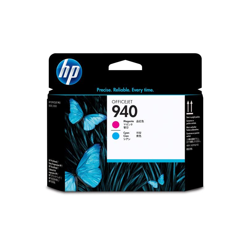 Печатающая головка HP 940 пурпурная и голубая (1000 стр)