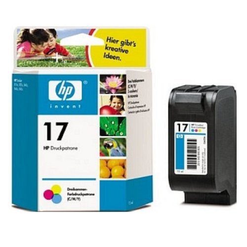 Картридж HP 17 струйный цветной (480 стр)