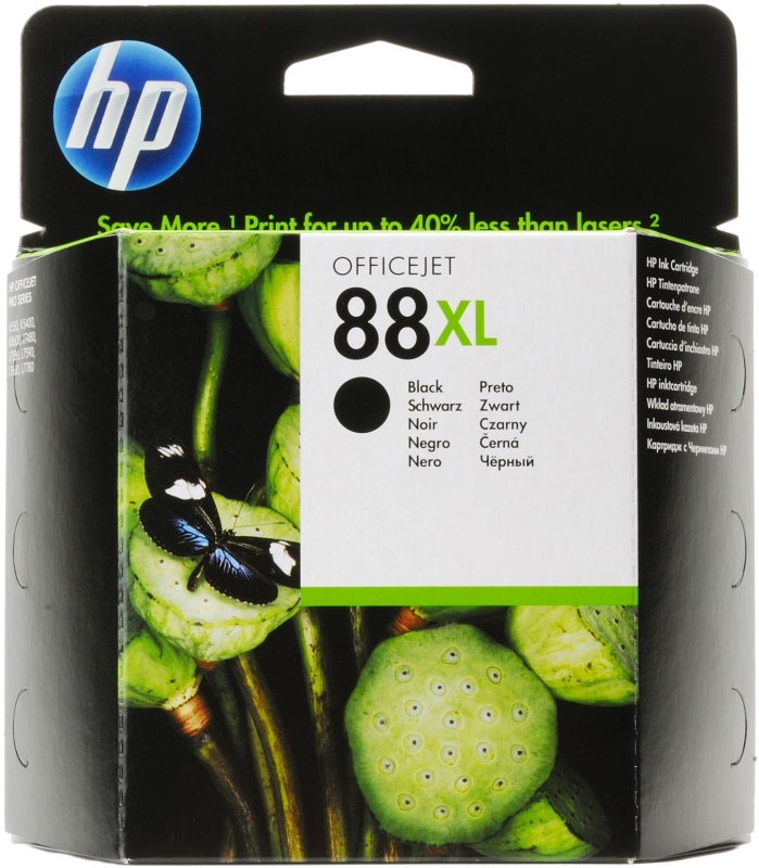 Картридж HP 88XL струйный черный увеличенной емкости (2450 стр) (C9396AE)