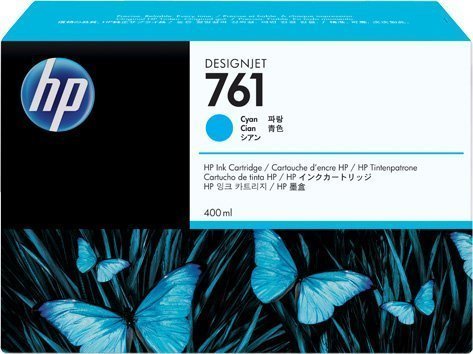 Картридж HP 761 струйный голубой (400 мл)
