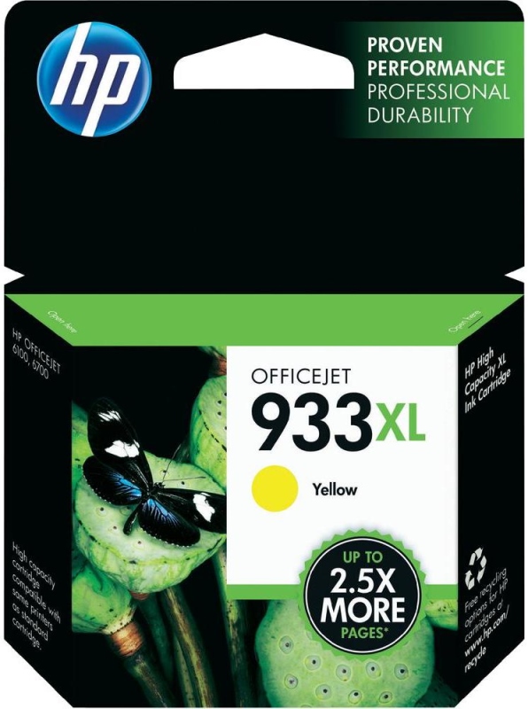 Картридж HP 933XL струйный желтый увеличенной емкости (825 стр)