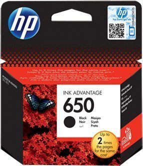 Картридж HP 650 струйный черный (360 стр)