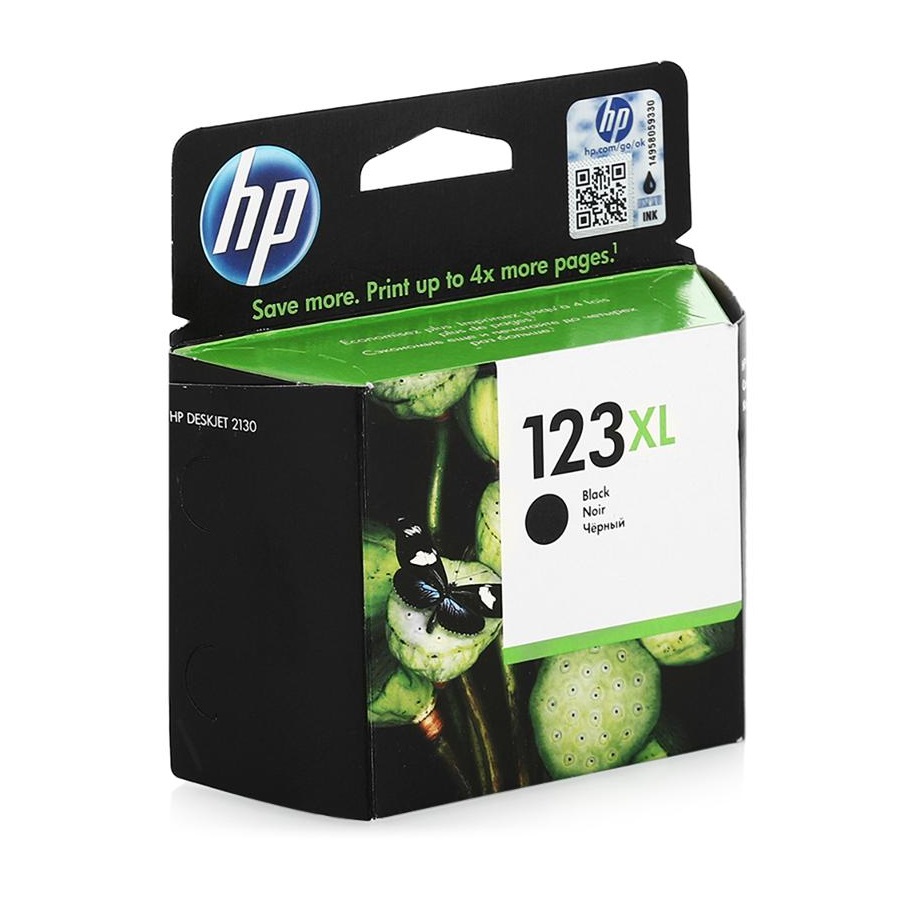 Картридж HP 123XL струйный черный увеличенной емкости (480 стр) (F6V19AE)