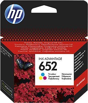 Картридж HP 652 струйный трехцветный (200 стр)