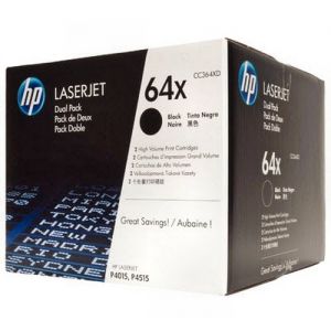 Картридж HP 64X (CC364XD) лазерный увеличенной емкости упаковка 2 шт (2*24000 стр)