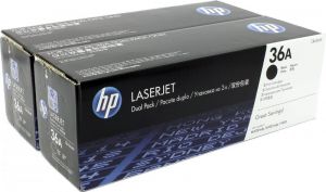 Картридж HP 36A (CB436AF) лазерный упаковка 2шт (2*2000 стр)