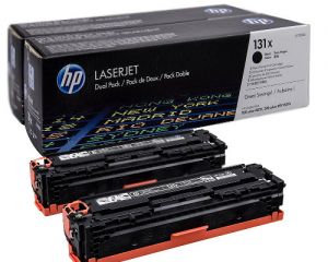 Картридж HP 131X (CF210XD) лазерный черный увеличенной емкости упаковка 2 шт (2*2400 стр)