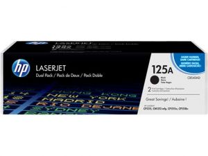 Картридж HP 125A (CB540AD) лазерный черный упаковка 2шт (2*2200 стр)