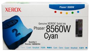 Чернила XEROX Phaser 8560 голубые (3x1K) (108R00764)