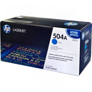 Картридж HP 504A (CE251A) лазерный голубой (7000 стр)