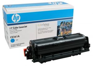 Картридж HP 648A (CE261A) лазерный голубой (11000 стр)