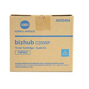 Тонер Konica-Minolta bizhub C3100P синий TNP-50C