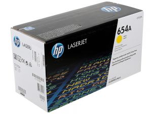 Картридж HP 654A (CF332A) лазерный желтый (15000 стр)