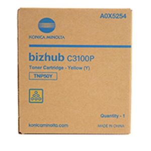 Тонер Konica-Minolta bizhub C3100P желтый TNP-50Y