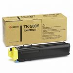 Тонер-картридж желтый Kyocera TK-500Y