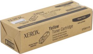 Тонер-картридж XEROX Phaser 6125 желтый (1,0K) (106R01337)