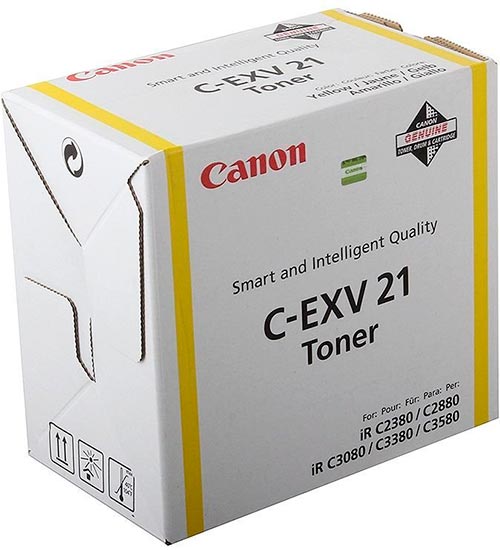 Тонер CANON C-EXV21 Y жёлтый
