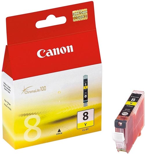 Картридж CANON CLI-8 Y желтый