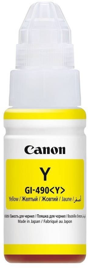 Контейнер с чернилами CANON GI-490 Y желтый