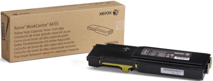 Тонер-картридж XEROX WC 6655 желтый (7.5K) (106R02754)