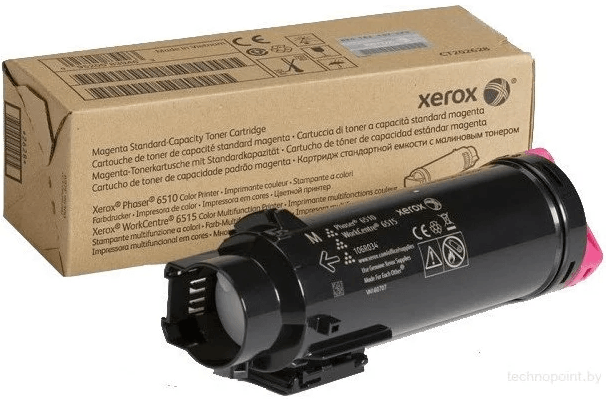 Тонер-картридж XEROX Phaser 6510/WC 6515 пурпурный (1K) (106R03482)