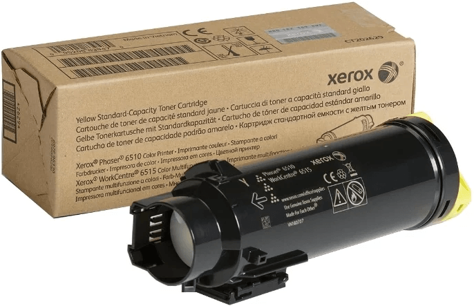 Тонер-картридж XEROX Phaser 6510/WC 6515 желтый (1K) (106R03483)