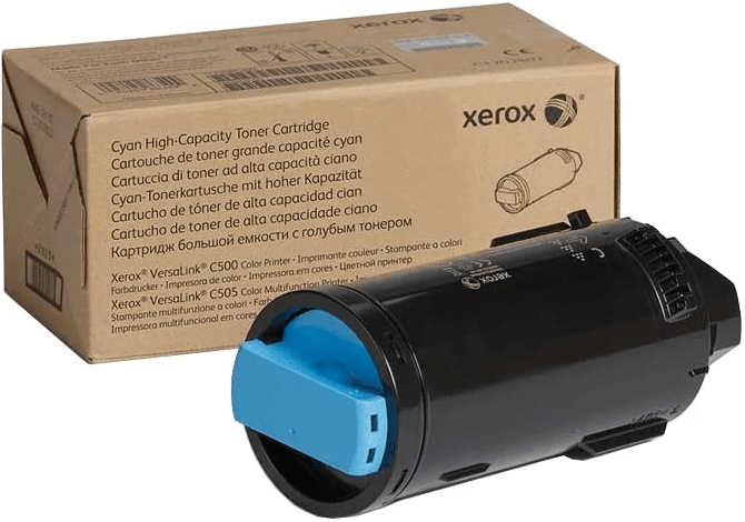Тонер-картридж XEROX VersaLink C500/C505 голубой (9,0K) (106R03884)