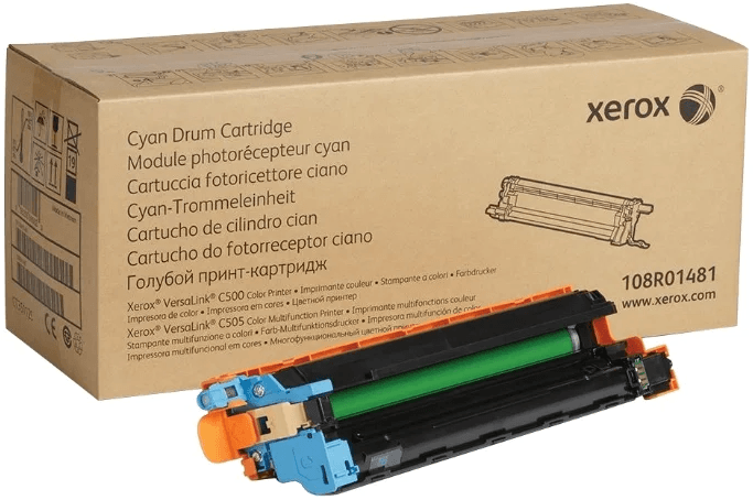 Драм-картридж XEROX VersaLink C500/C505 голубой (40K) (108R01481/108R01510)