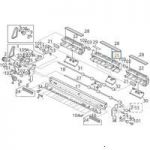 Направляющая центральная RICOH FW740/FW760/FW770/FW780/FW870 (A1634146/A163-4146)