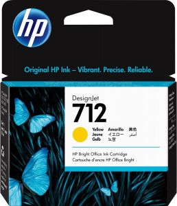 Картридж HP 712 струйный желтый (29 мл)