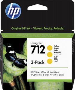 Картридж HP 712 струйный желтый упаковка 3 шт (3*29 мл)