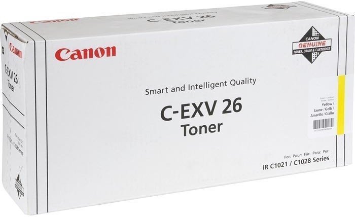 Тонер CANON C-EXV26 Y жёлтый (1657B006)