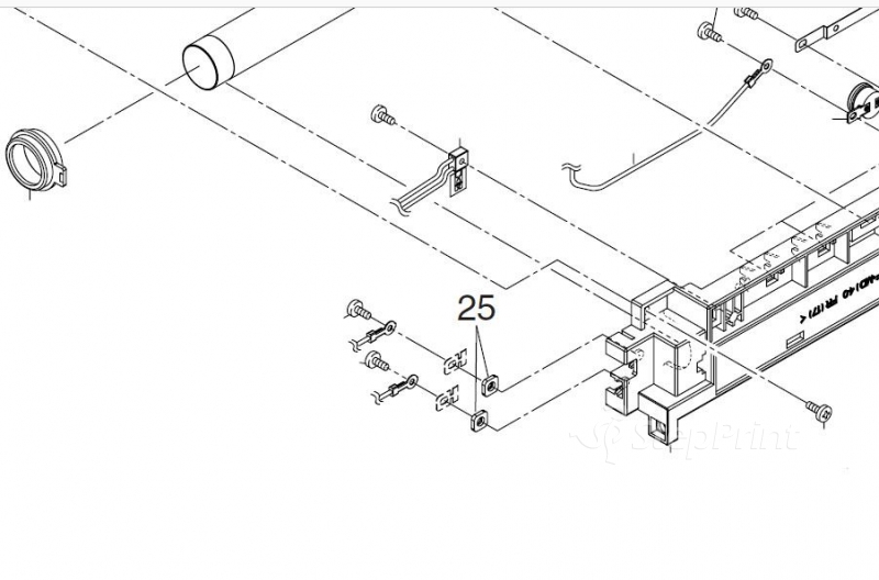 Шайбы узла закрепления Kyocera 2BY20050/5MMS111SL002 NUT FUSER A /FS-1800/3800 A4