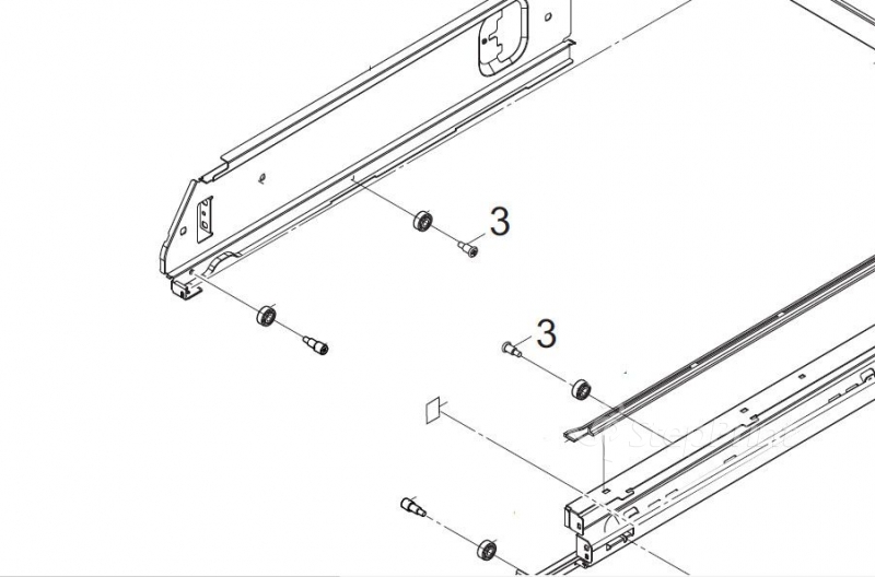 Бушинг дуплекса KYOCERA B-11 FRAME A3 2FM02140