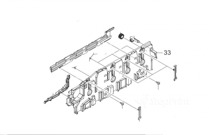 Левая часть отсека картриджей Kyocera 2HN02110 HOUSING LEFT