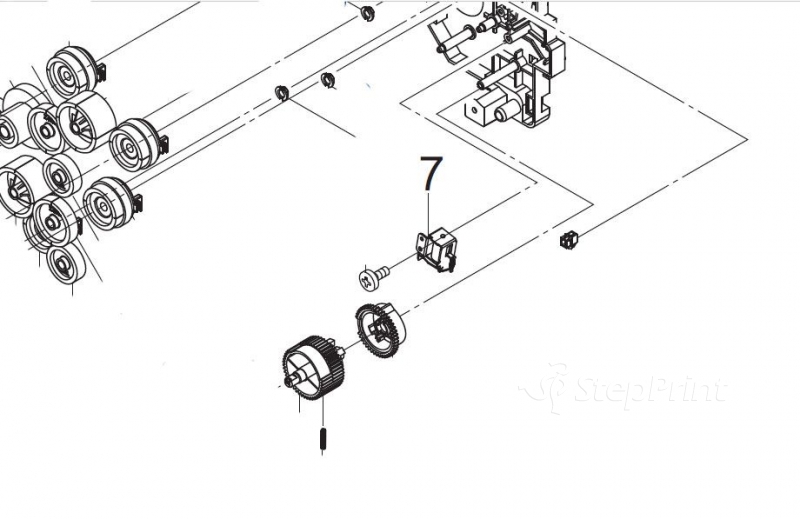 Соленоид редуктора Kyocera 2HN44160 SOLENOID MPF