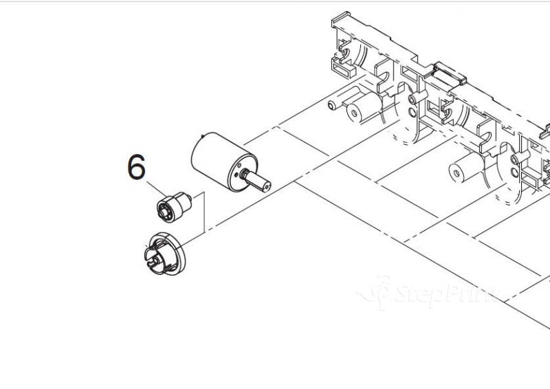 Деталь редуктора Kyocera 2K015030 GEAR Z20S-Z26L