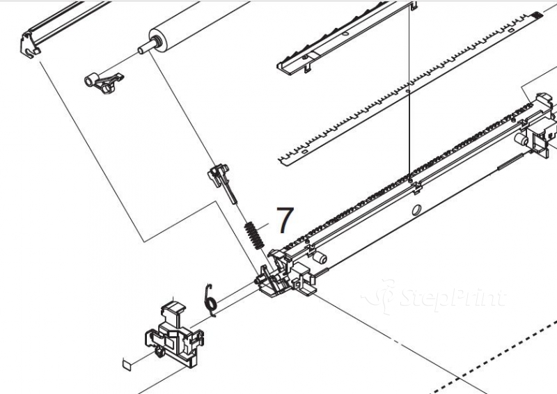 Пружина вала переноса Kyocera 2K024170 SPRING TRANSFER F