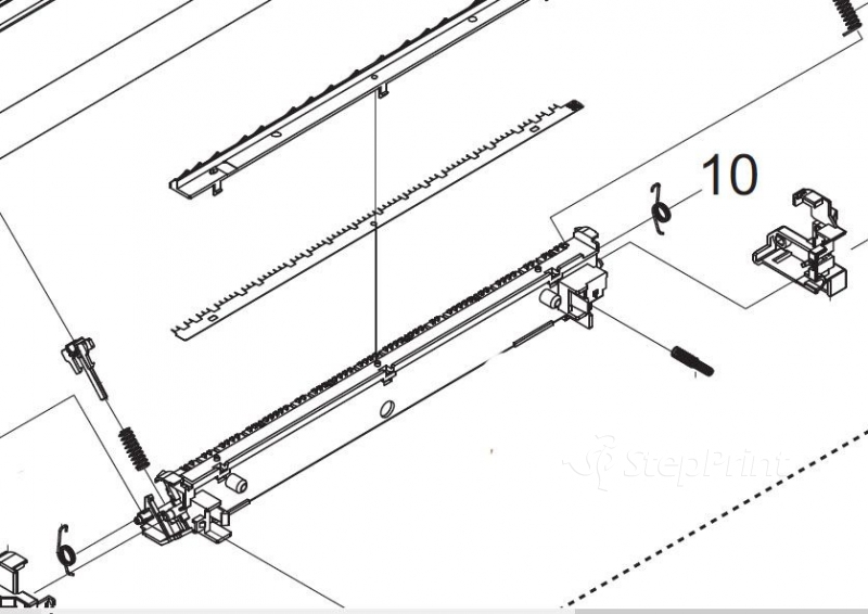 Пружина вала переноса, правая Kyocera 2K024340 SPRING GUIDE R