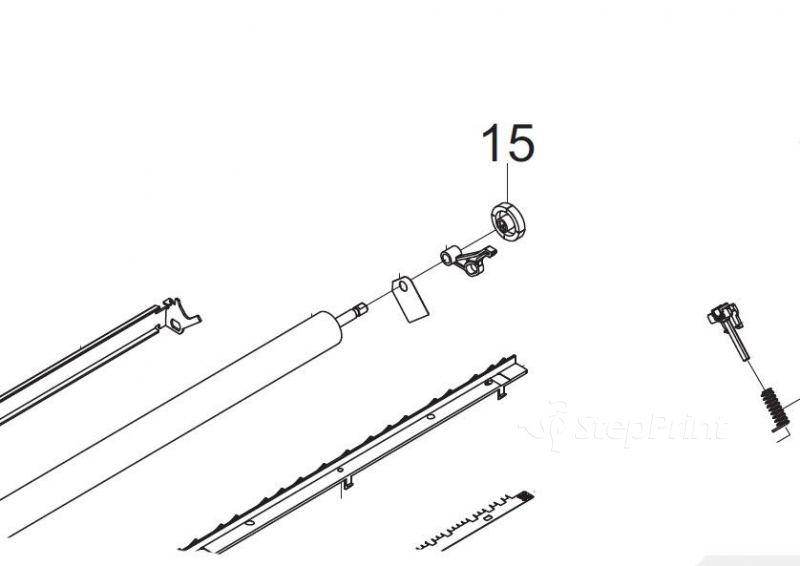 Втулка вала переноса Kyocera 2K024410 GEAR TRANSFER Z25