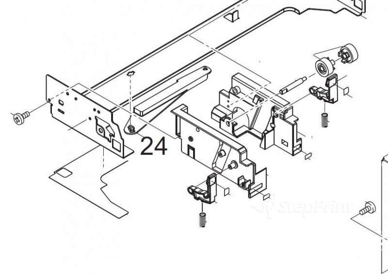 Рычаг трансфера Kyocera 2K026150 LEVER TRANSFER SHIELD