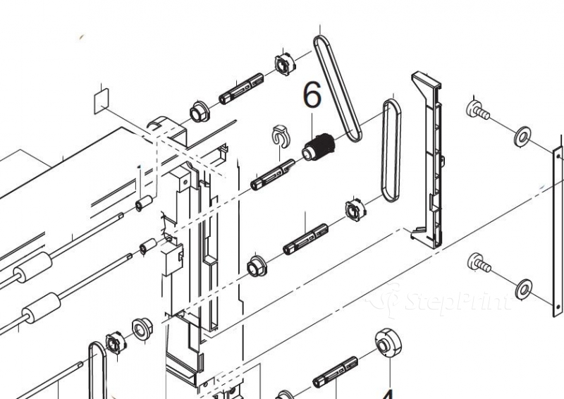 Ролик дуплекса Kyocera 2K029030 PULLEY DU 26 B