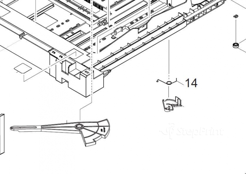 Пружина кассеты Kyocera 2K309220 SPRING SIDE SWITCH