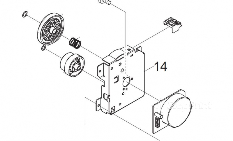 Плата двигателя Kyocera 2L231030 PLATE DRIVE