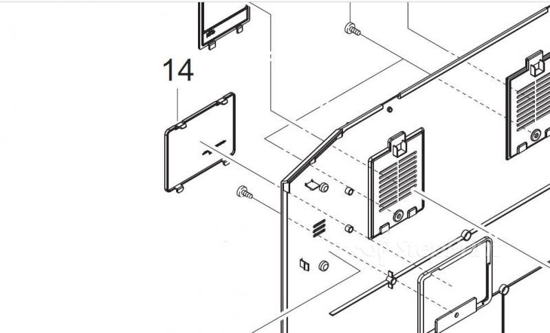 Малая крышка Kyocera 2LC04311 LID LEFT COVER