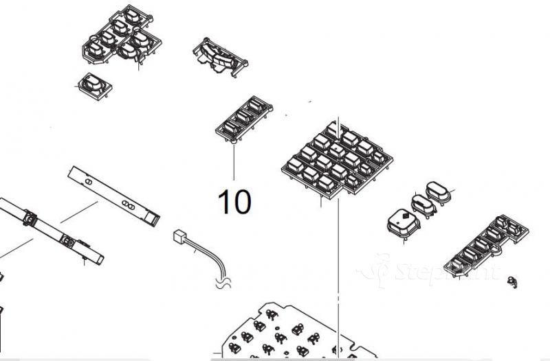 Цветные кнопки панели управления Kyocera 2LC05060 KEY COLOR